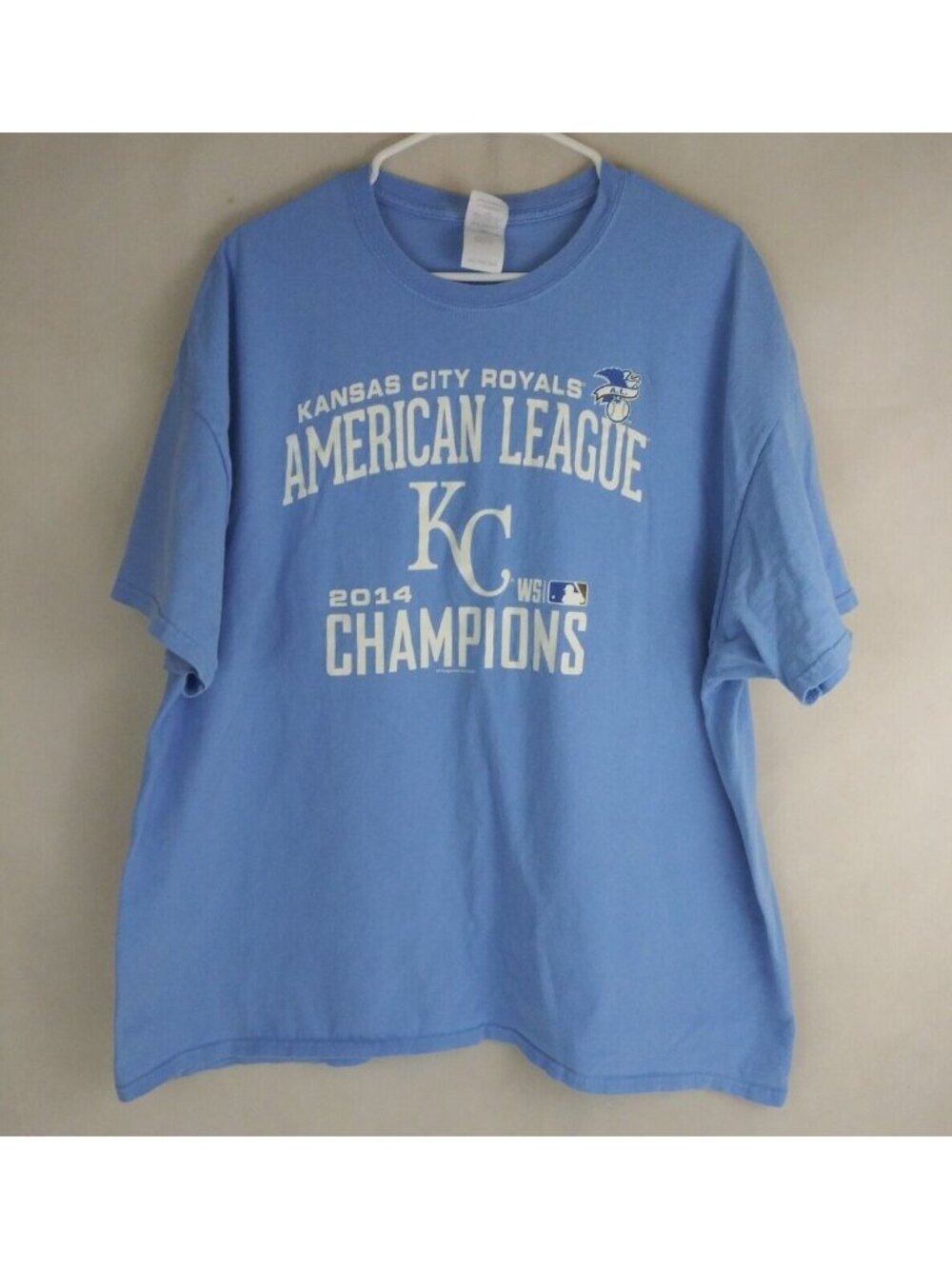 MLB Kansas City Royals American League KC 2014 Champions Men's T-Shirt 2XL